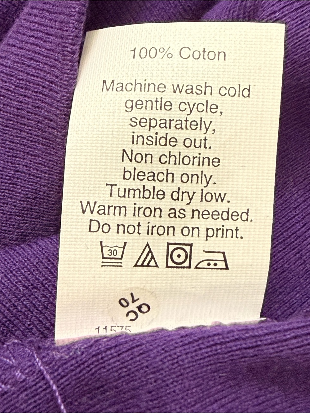 J. Crew Perfect Fit Purple Short Sleeve Crewneck Tee - Picture 4 of 6